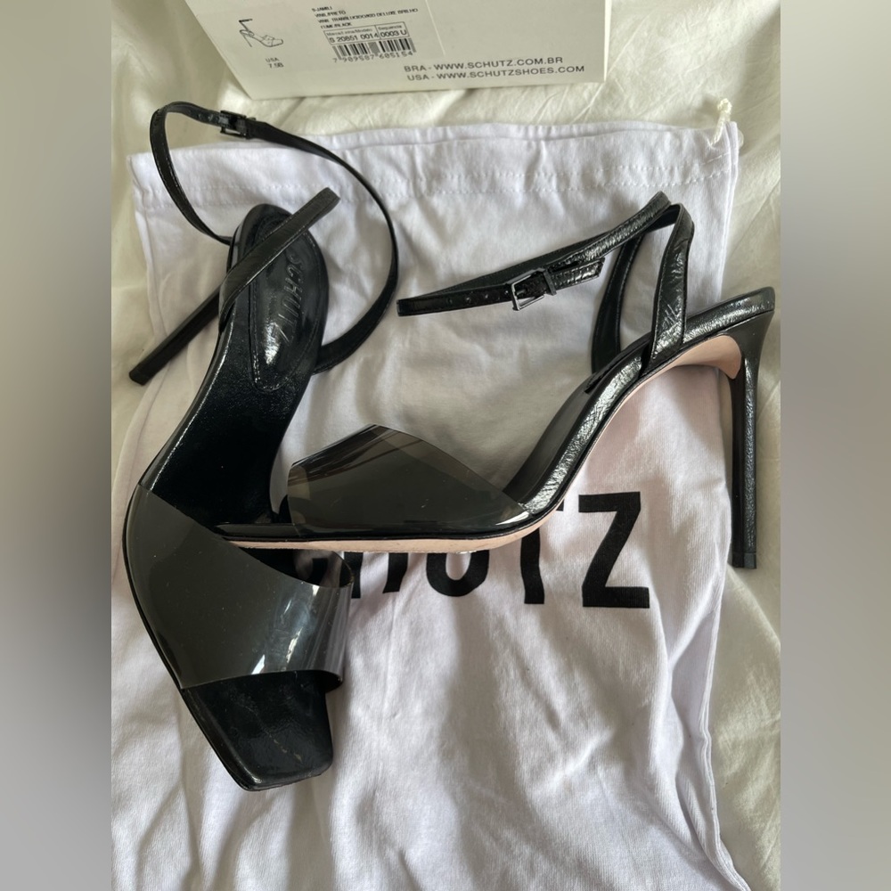 Schutz black heel